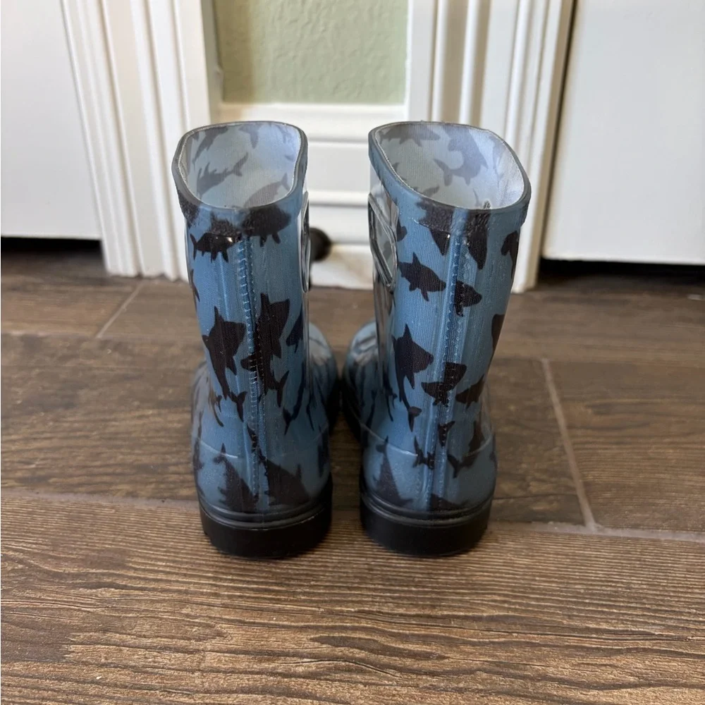Blue mountain toddler rain boots